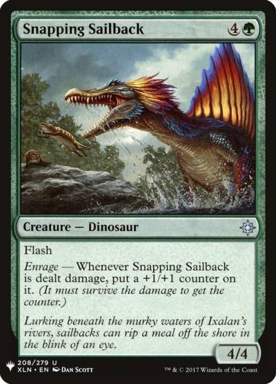 Snapping Sailback PLST-XLN-208 The List Magic card
