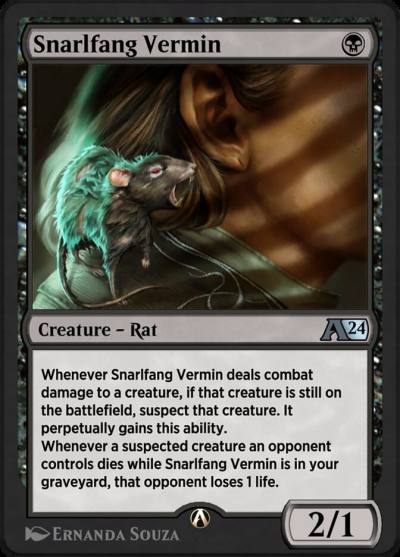 Snarlfang Vermin YMKM-12 Alchemy: Murders at Karlov Manor Magic card