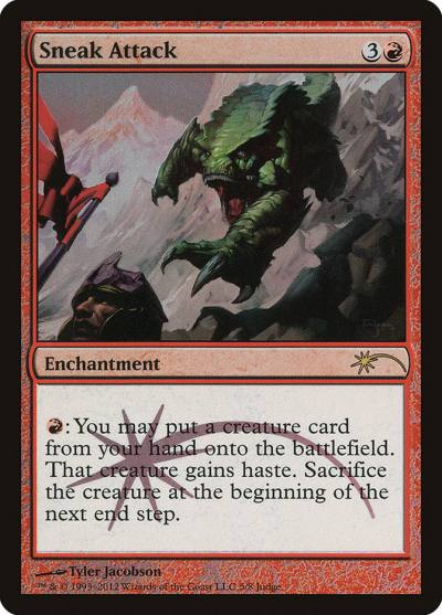 Sneak Attack J12-5 Judge Gift Cards 2012 Magic card