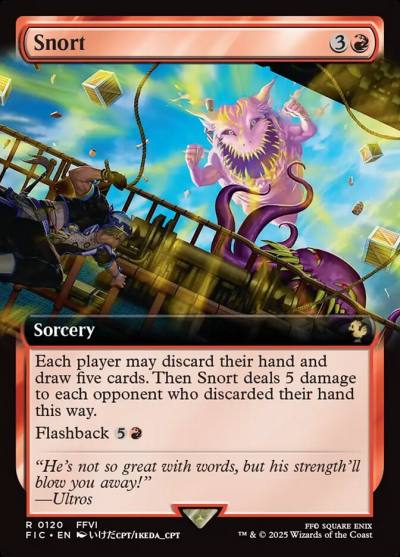 Snort FIC-120 Final Fantasy Commander Magic card