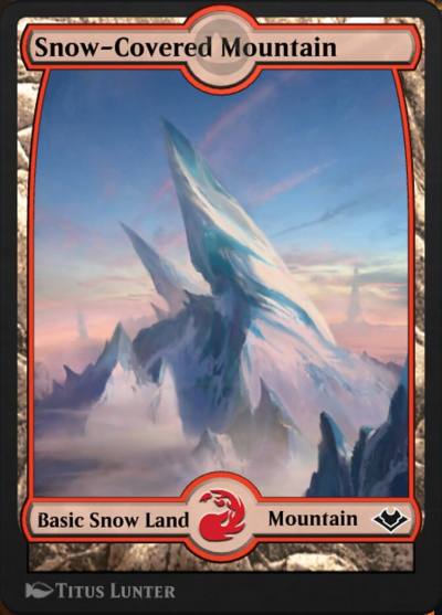 Snow-Covered Mountain PANA-260 MTG Arena Promos Magic card