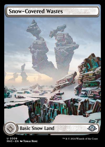 Snow-Covered Wastes MH3-309 Modern Horizons 3 Magic card