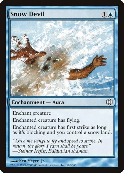 Snow Devil CST-100 Coldsnap Theme Decks Magic card