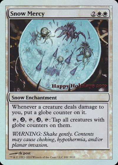 Snow Mercy HHO-10 Happy Holidays Magic card