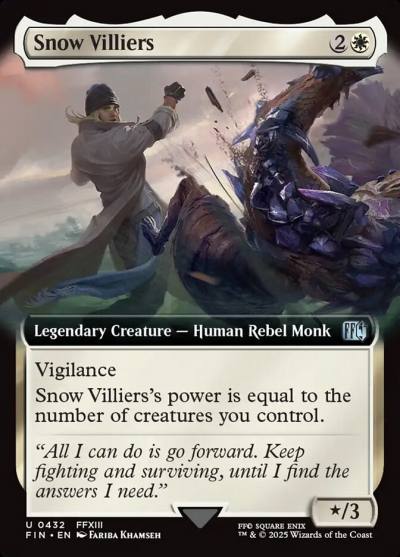 Snow Villiers FIN-432 Final Fantasy Magic card
