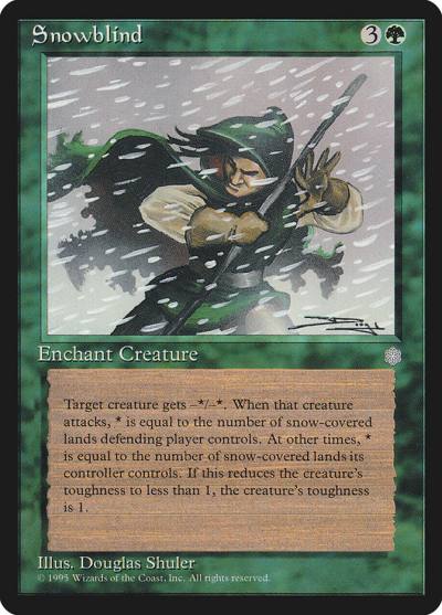 Snowblind ICE-264 Ice Age Magic card