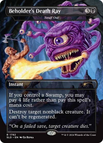 Snuff Out SLD-1792 Secret Lair Drop Magic card