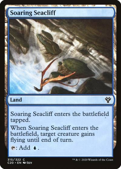 Soaring Seacliff C20-315 Commander 2020 Magic card
