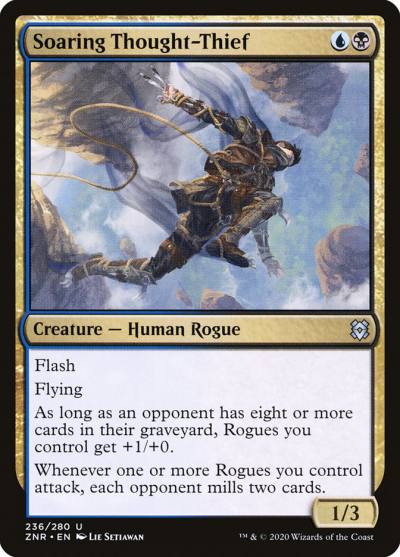 Soaring Thought-Thief 236 Zendikar Rising Magic card