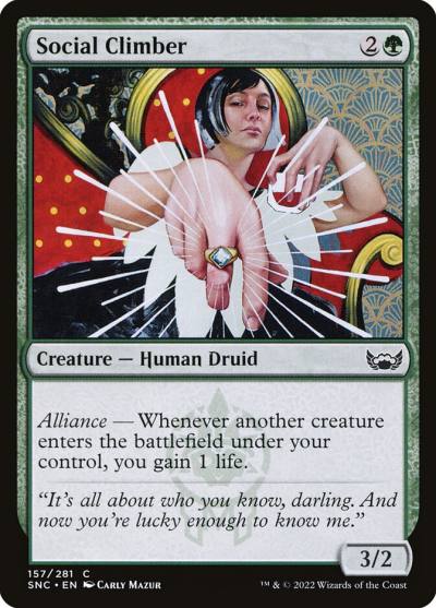 Social Climber SNC-157 Streets of New Capenna Magic card