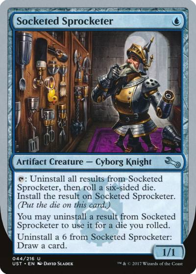 Socketed Sprocketer UST-44 Unstable Magic card