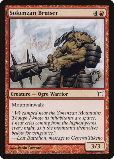 Sokenzan Bruiser 188 Champions of Kamigawa Magic card
