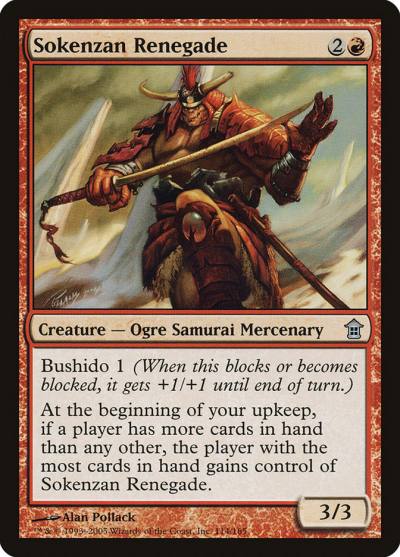 Sokenzan Renegade 114 Saviors of Kamigawa Magic card