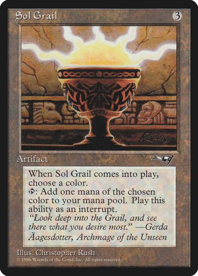Sol Grail ALL-130 Alliances Magic card