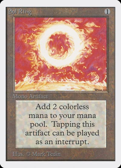 Sol Ring 2ED-270 Unlimited Edition Magic card