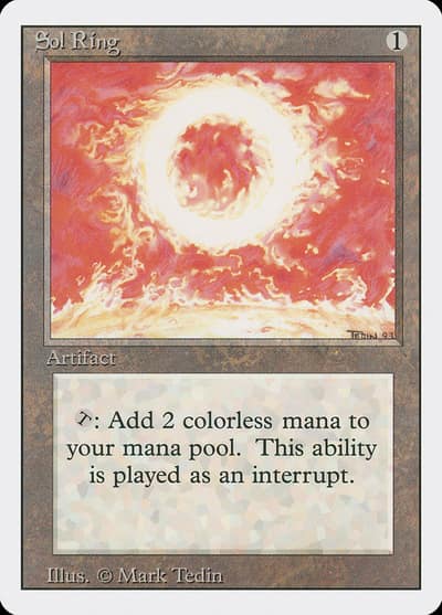 Sol Ring 3ED-274 Revised Edition Magic card