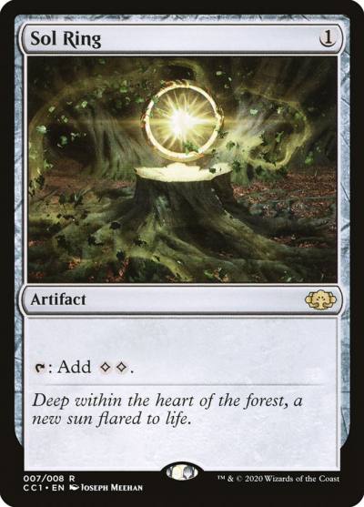 Sol Ring CC1-7 Commander Collection: Green Magic card