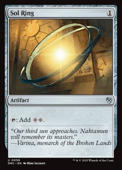 Sol Ring DRC-56 Aetherdrift Commander Magic card