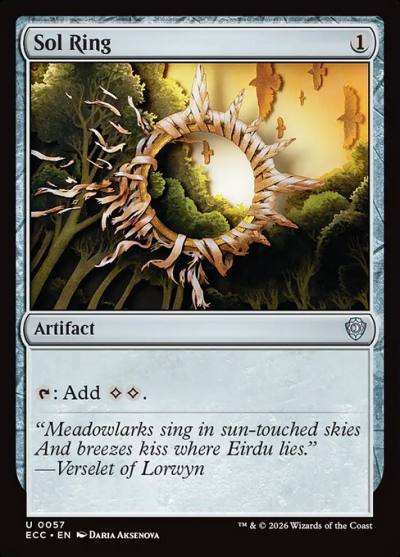 Sol Ring ECC-57 Lorwyn Eclipsed Commander Magic card