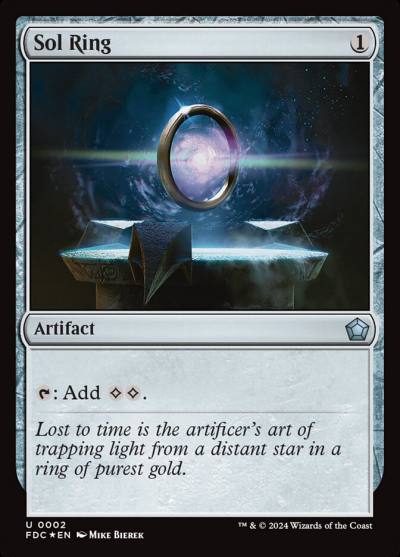 Sol Ring FDC-2 Foundations Commander Magic card