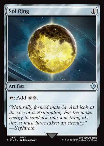 Sol Ring FIC-357 Final Fantasy Commander Magic card