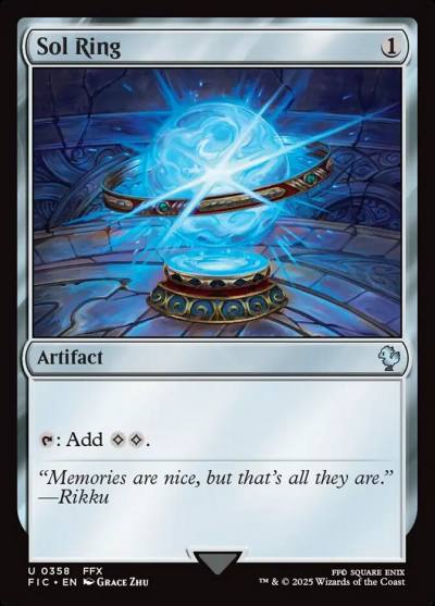 Sol Ring FIC-358 Final Fantasy Commander Magic card