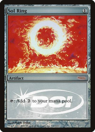 Sol Ring G05-3 Judge Gift Cards 2005 Magic card