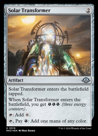 Solar Transformer MH3-519 Modern Horizons 3 Magic card