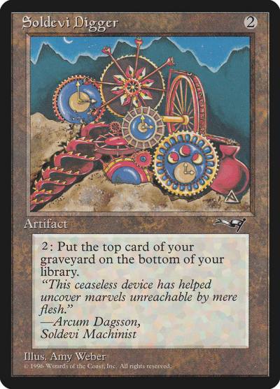 Soldevi Digger ALL-131 Alliances Magic card