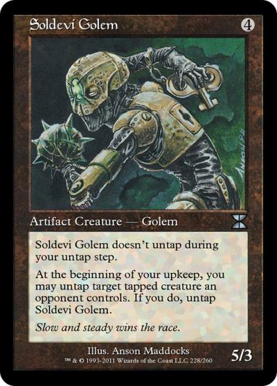 Soldevi Golem ME4-228 Masters Edition IV Magic card