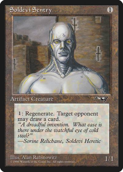 Soldevi Sentry ALL-132A Alliances Magic card