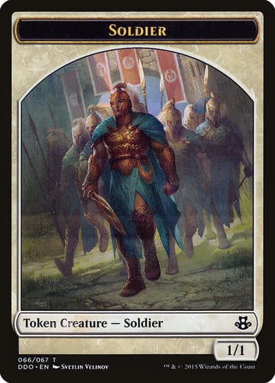 Soldier DDO-66 Duel Decks: Elspeth vs. Kiora Magic card