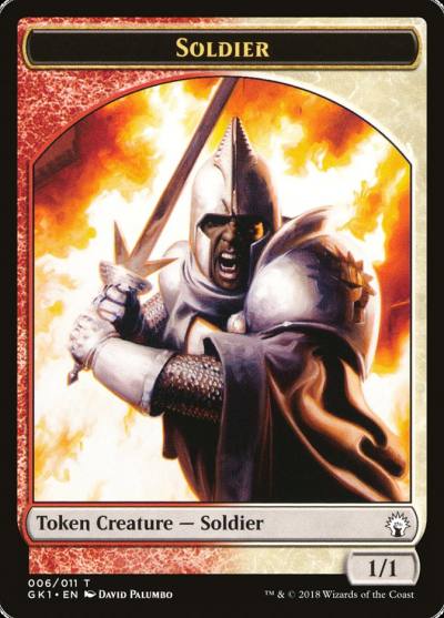 Soldier // Goblin TGK1-6 GRN Guild Kit Tokens Magic card