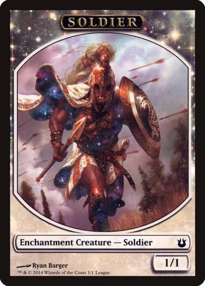 Soldier L14-1 League Tokens 2014 Magic card