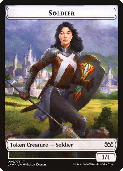 Soldier T2XM-6 Double Masters Tokens Magic card