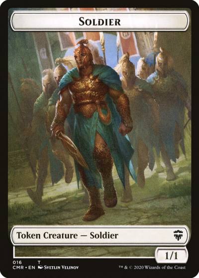 Soldier TCMR-16 Commander Legends Tokens Magic card