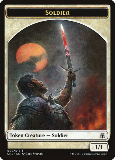 Soldier TCN2-2 Conspiracy: Take the Crown Tokens Magic card