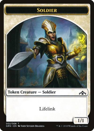 Soldier TGRN-2 Guilds of Ravnica Tokens Magic card
