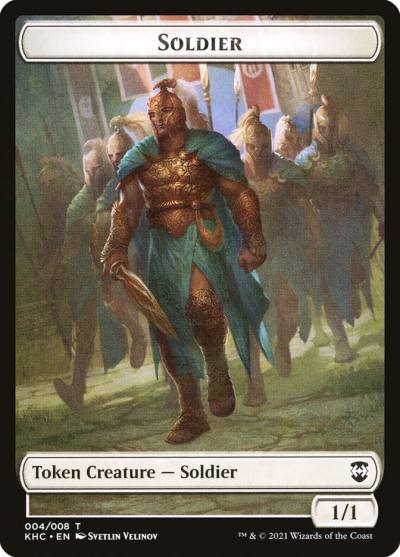 Soldier TKHC-4 Kaldheim Commander Tokens Magic card