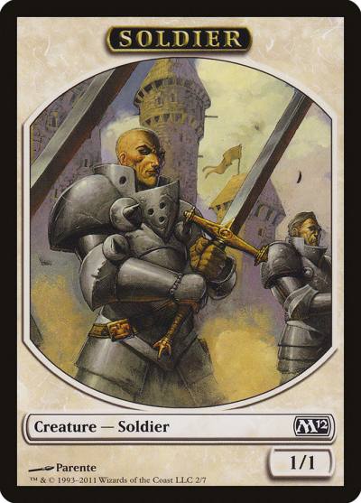 Soldier TM12-2 Magic 2012 Tokens Magic card