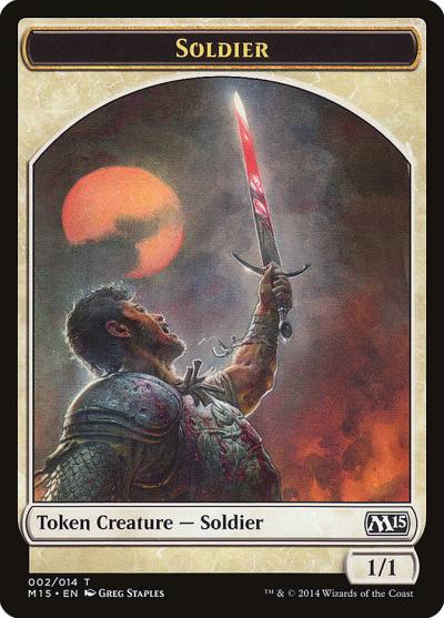 Soldier TM15-2 Magic 2015 Tokens Magic card