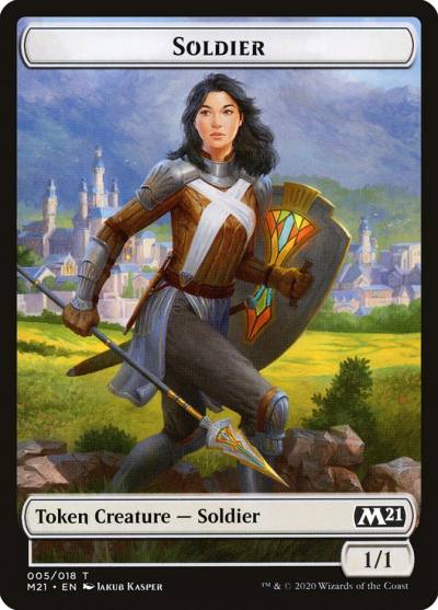 Soldier TM21-5 Core Set 2021 Tokens Magic card