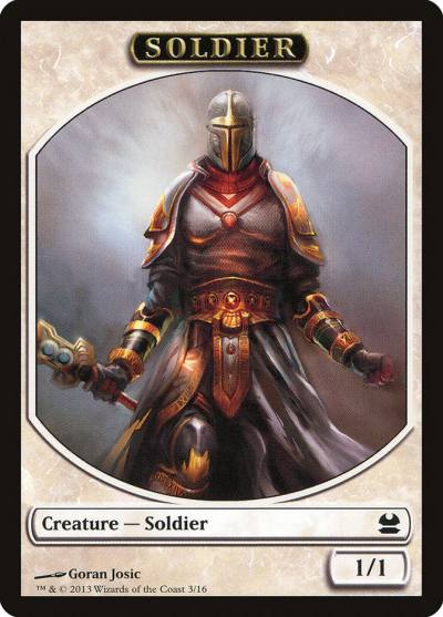 Soldier TMMA-3 Modern Masters Tokens Magic card