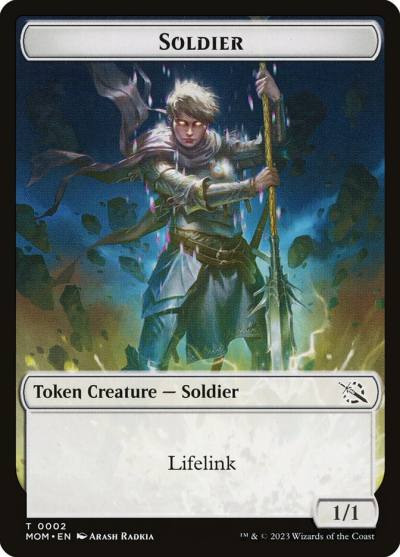 Soldier TMOM-2 March of the Machine Tokens Magic card