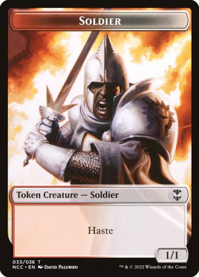 Soldier TNCC-33 New Capenna Commander Tokens Magic card