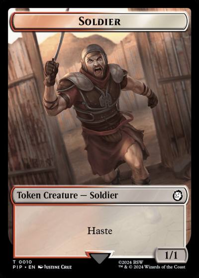 Soldier TPIP-10 Fallout Tokens Magic card
