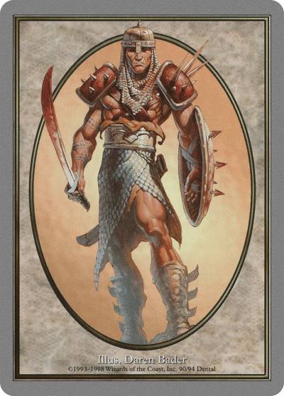Soldier TUGL-2 Unglued Tokens Magic card