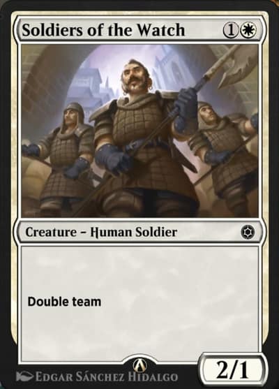 Soldiers of the Watch 28 Alchemy Horizons: Baldur's Gate Magic card
