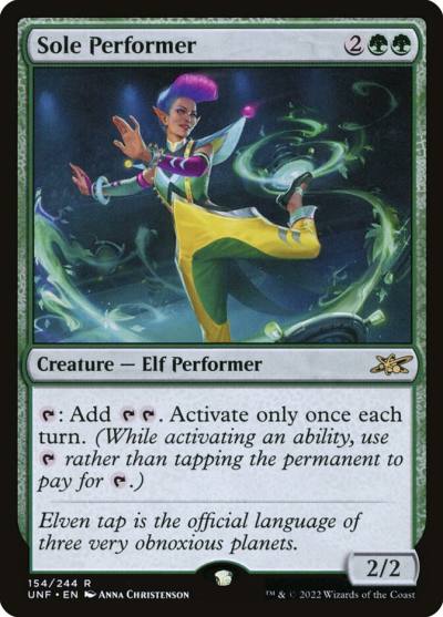 Sole Performer UNF-154 Unfinity Magic card