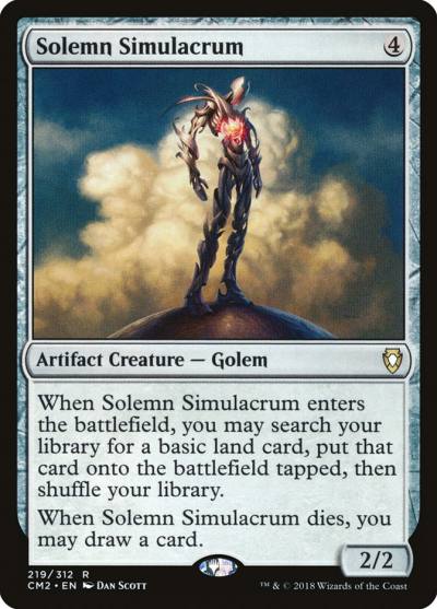 Solemn Simulacrum CM2-219 Commander Anthology Volume II Magic card